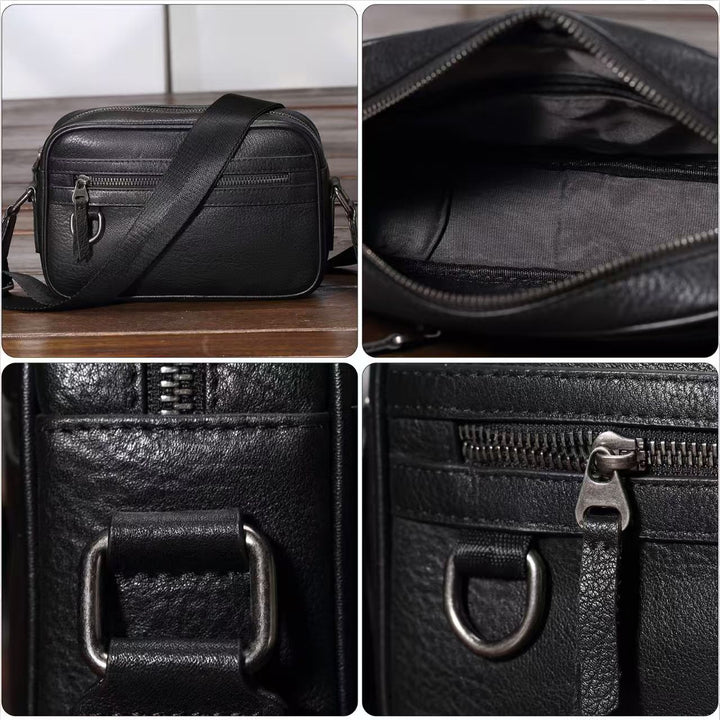 Stylische Leder Umhängetasche Organizer