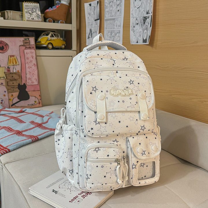 Stylischer Sternenmuster-Rucksack Karnz