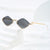 Damen modische quadratische Sonnenbrille mit luxuriösem Metallrahmen Karnz