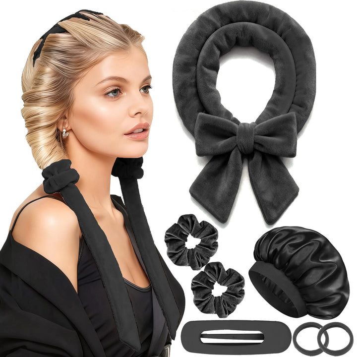 Hitzefreies Satin-Haarlocken-Set
