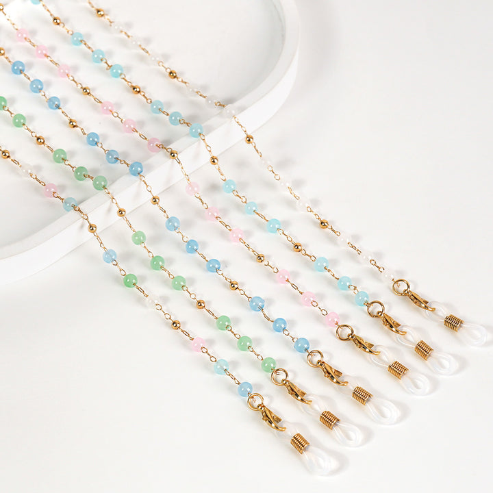 Beaded Eyewear Retainer Chain Karnz