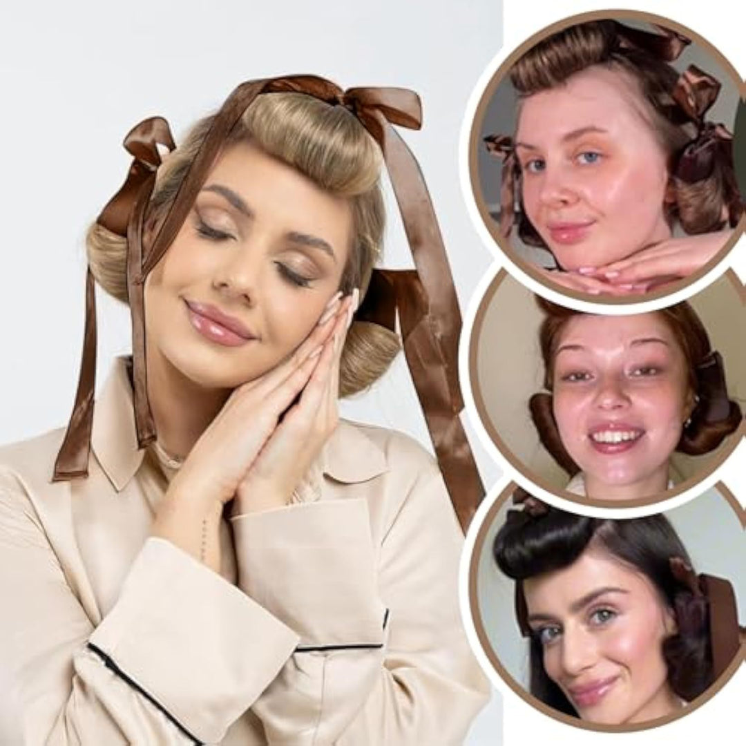Haarstyling hitzefreies Lockenwerkzeug