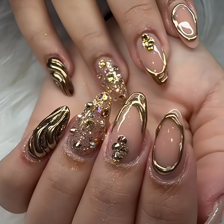 Glamouröses 3D-Nagelkunst-Set Karnz