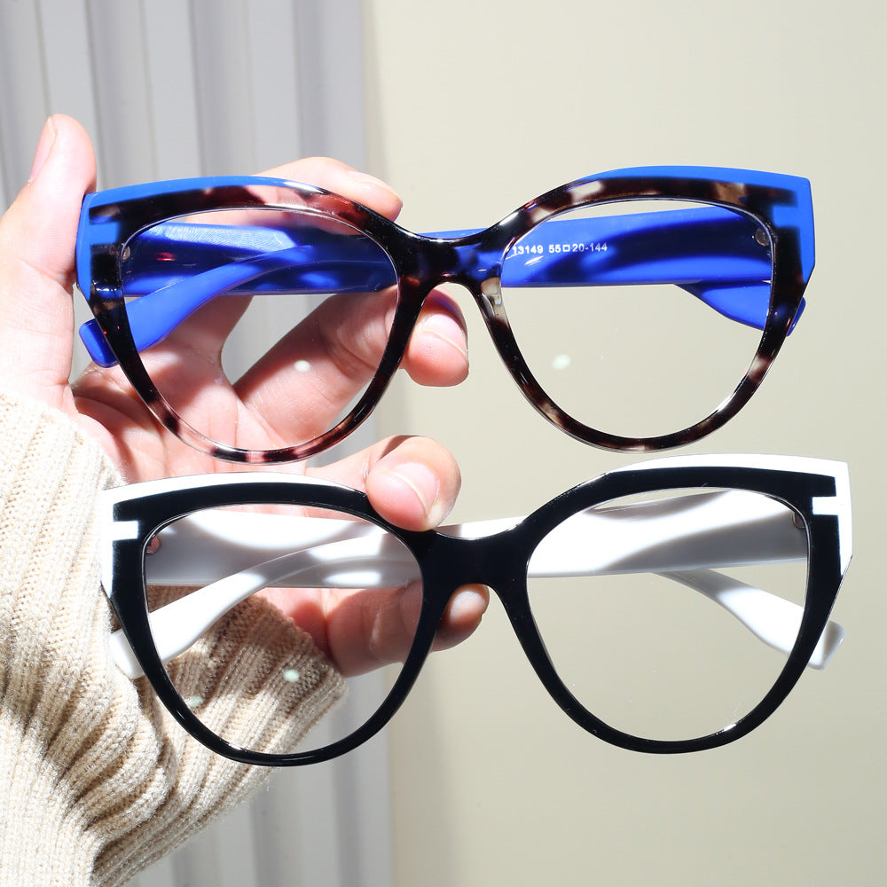 Damen Cat-Eye Sonnenbrille mit extravagantem Rahmen und UV-Schutz Karnz