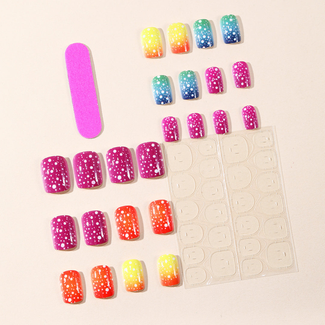 Gradient Ombre Nagelkunst Set Karnz