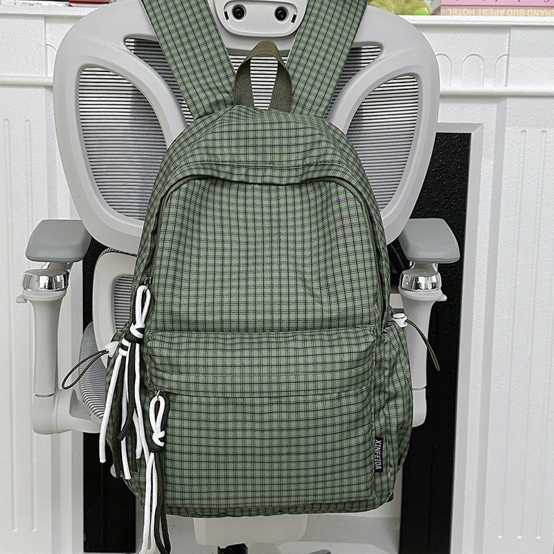Gepunktetes Muster Casual Rucksack