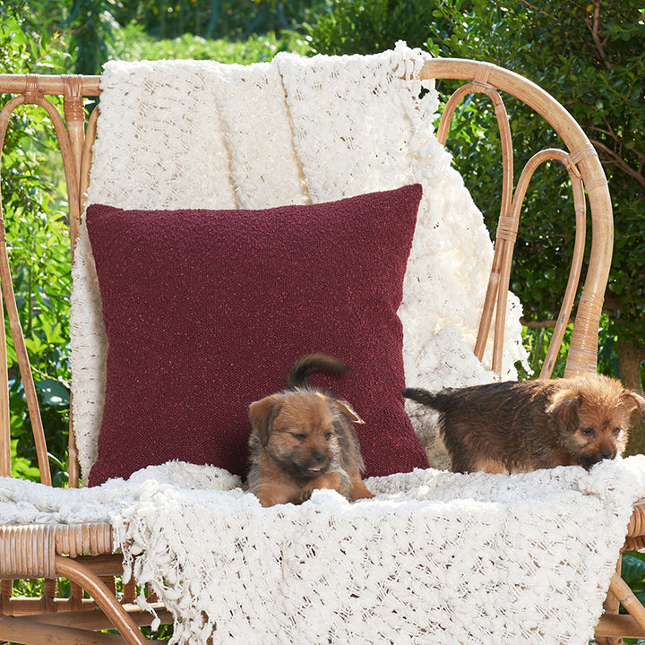 Texturiertes Outdoor-Kissen