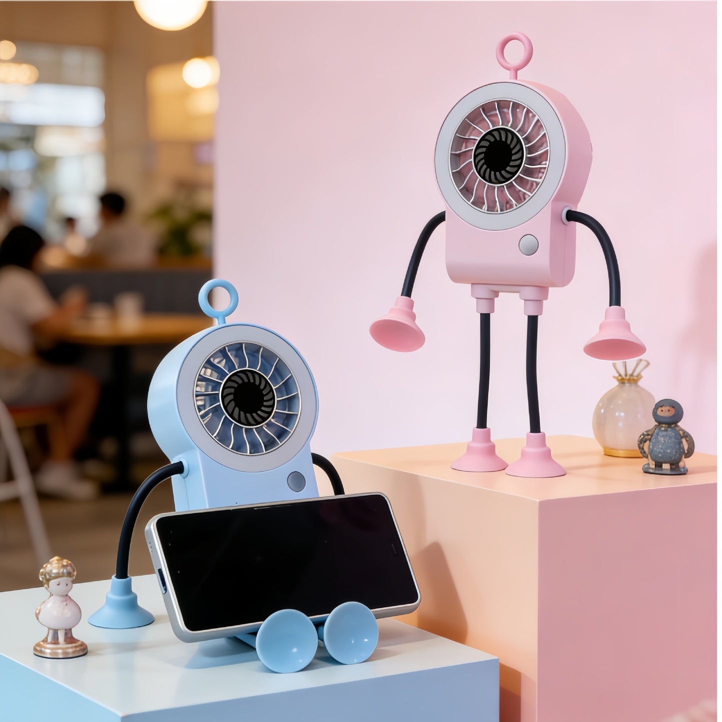 Unisex Kreativ Ventilator mit integrierter LED-Beleuchtung Karnz