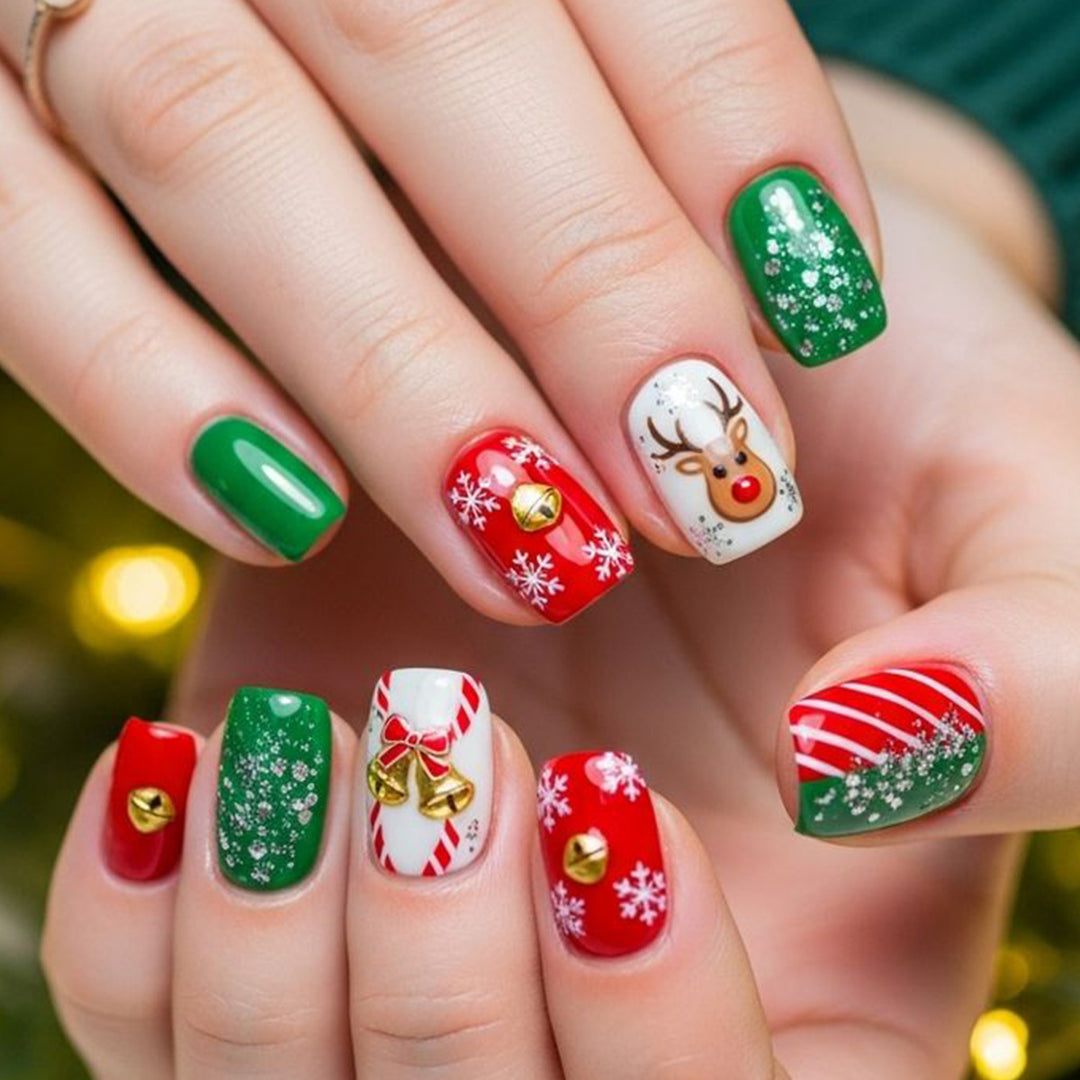 Festliches Feiertags-Nagelkunst-Set Karnz