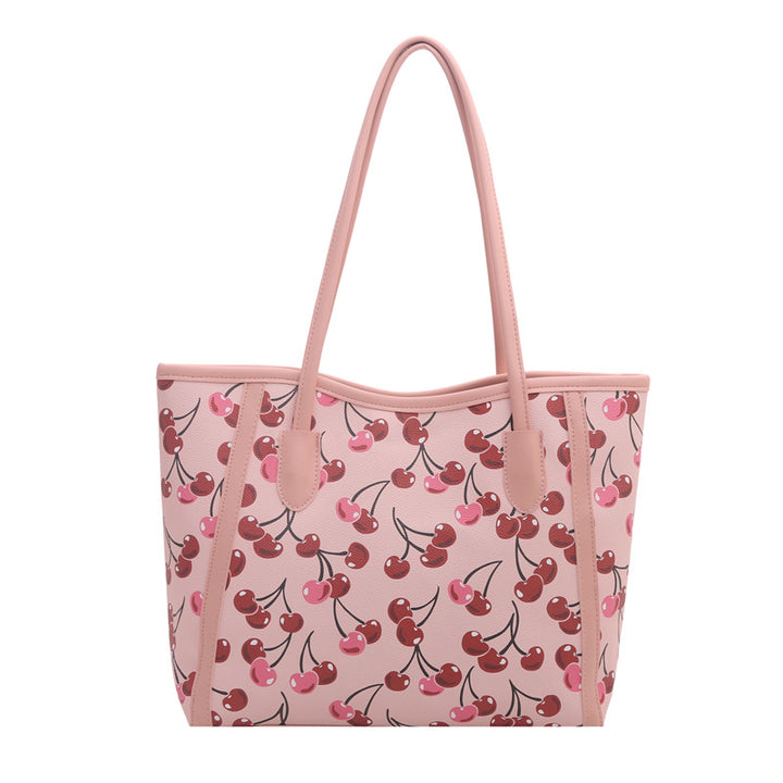Kirsch-Print Tragetasche
