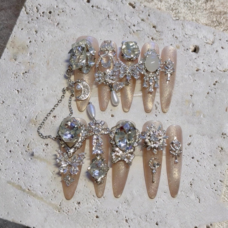 Dekoratives Acryl-Nagelset