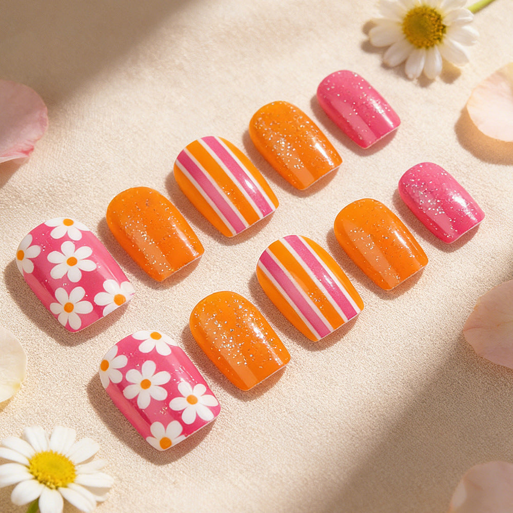 Vibrant Floral Nail Art Kit Karnz