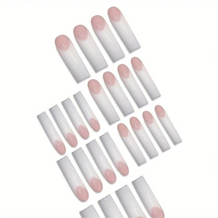 Premium Lange Acryl Press-On Nägel Karnz