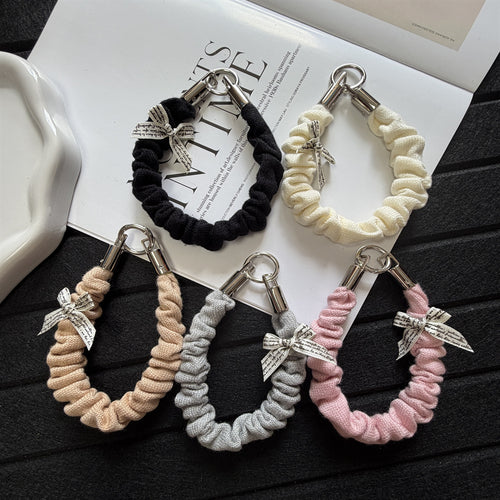 Dekorativer Scrunchie Schlüsselanhänger Halter Karnz