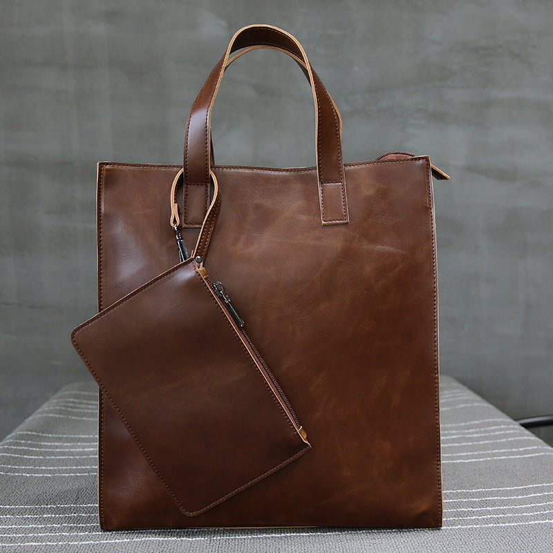 Stilvolle und Geräumige Ledertasche Karnz