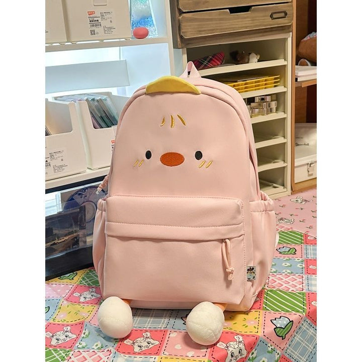 Kreativ Gestalteter Rucksack mit Plüschigen Applikationen Karnz