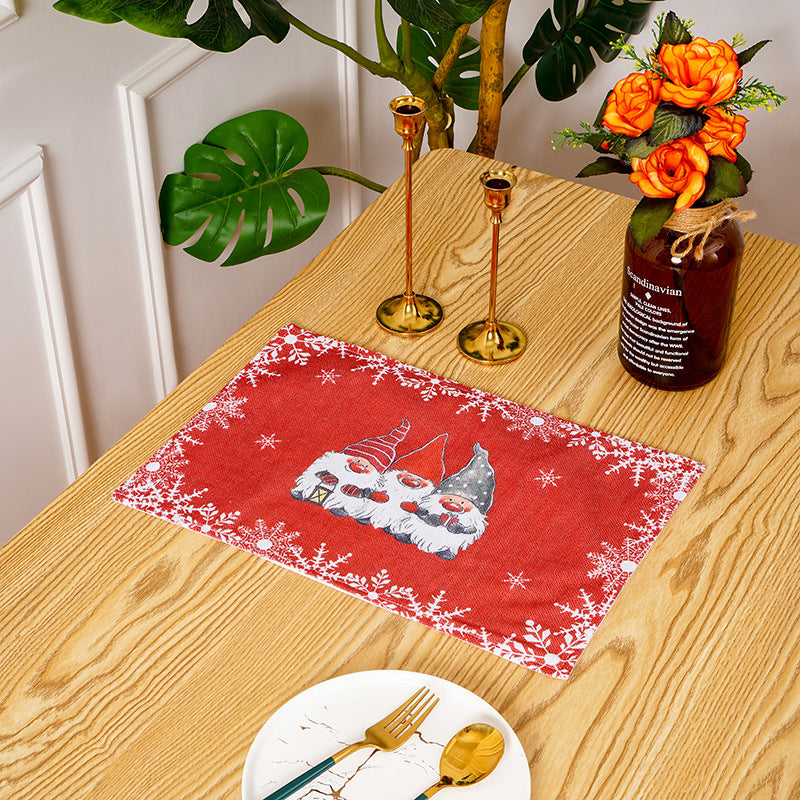 Festliche Weihnachts- Tischset Karnz