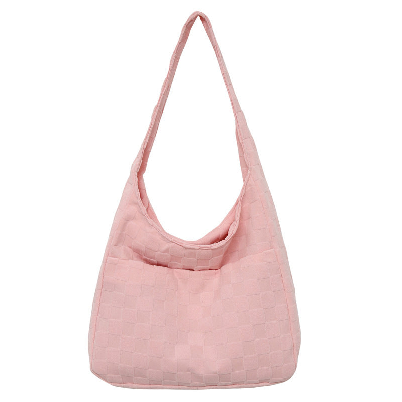 Stylische karos-muster hobo-tasche