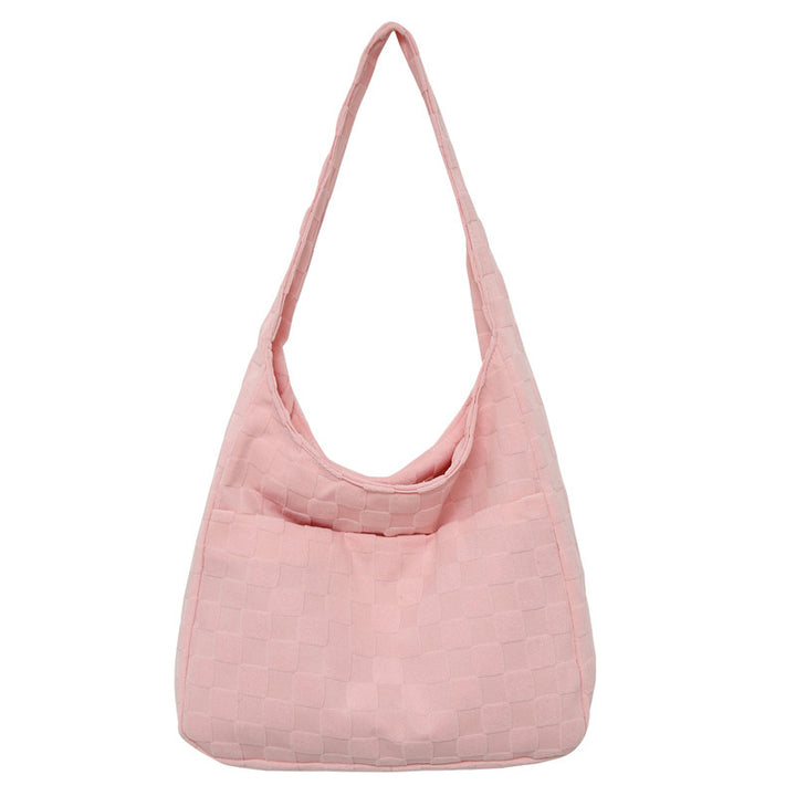 Stylische karos-muster hobo-tasche