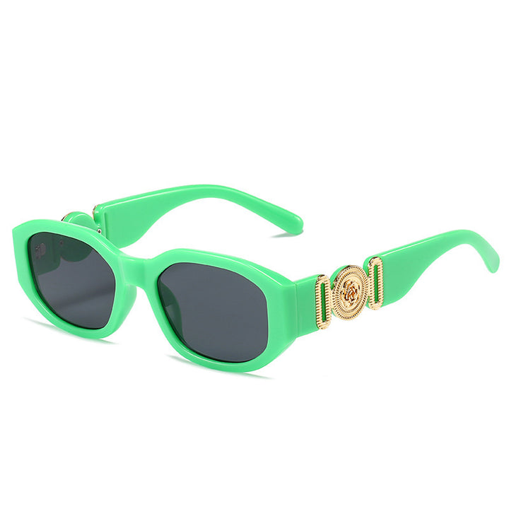 Statement Übergröße Geometrische Sonnenbrille Karnz