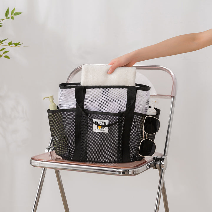 Geräumige Mesh Strandtasche