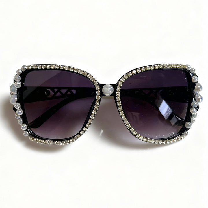 Verschnörkelte Katzenaugen-Sonnenbrille Karnz