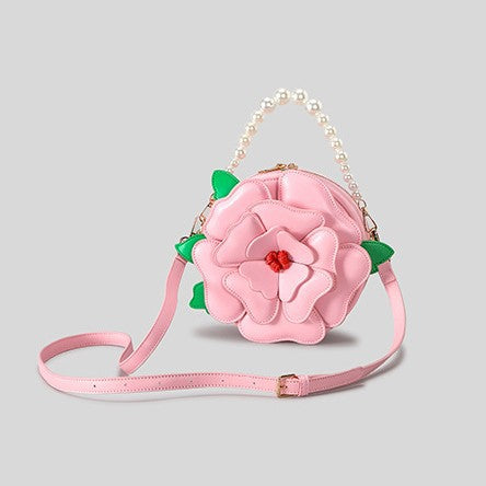 Blumenmuster Dekorative Handtasche