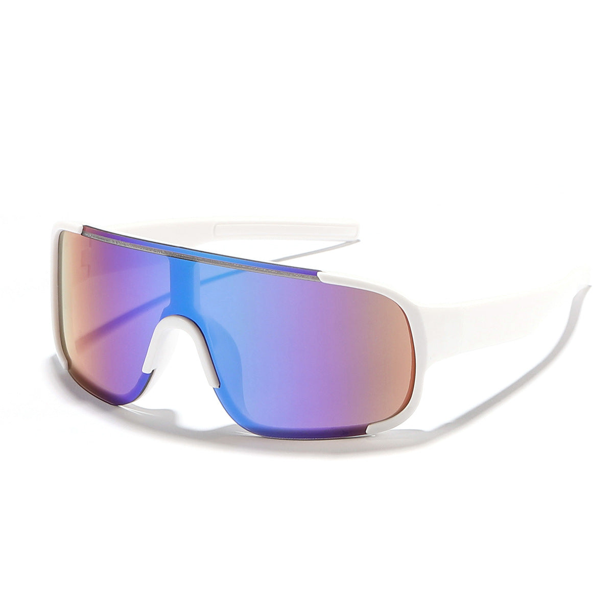 Damen Sportliche Shield-Sonnenbrille Karnz