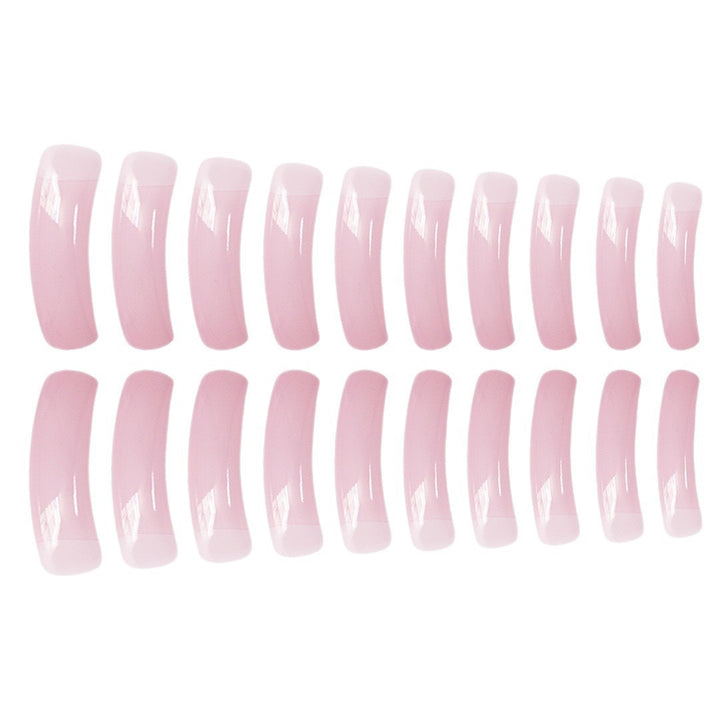 Premium Lange Transparente Press-On Nagelverlängerungen Karnz