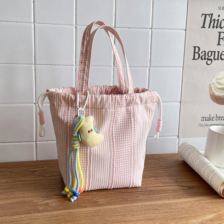 WoDrawstring Utility Tote Bag Karnz
