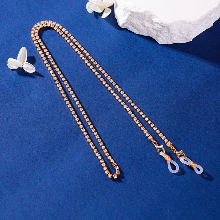 Rhinestone Brillenhalterkette Karnz