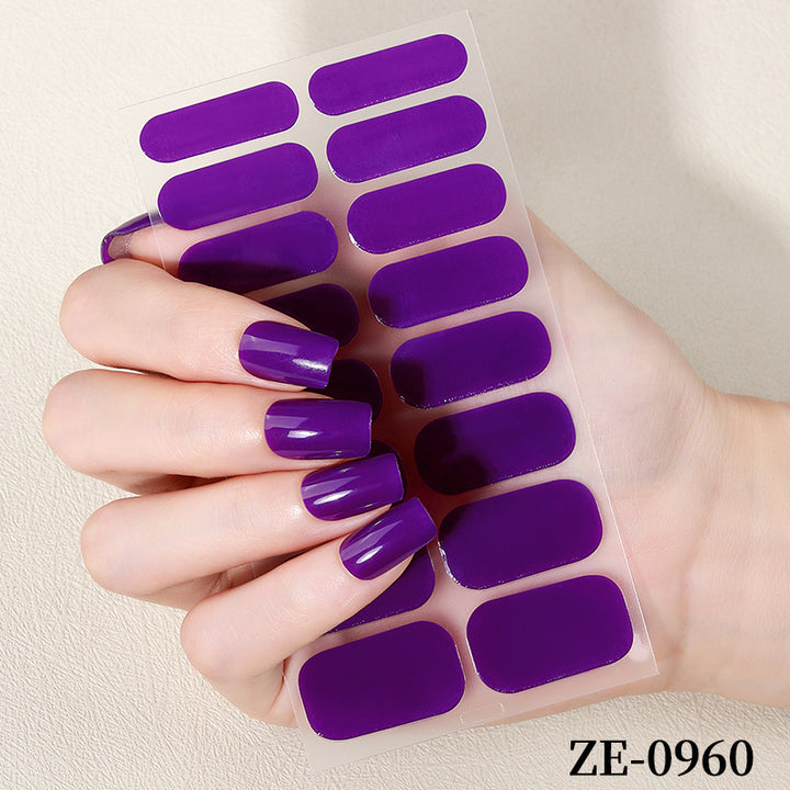 Matte Gel Nagelstreifen