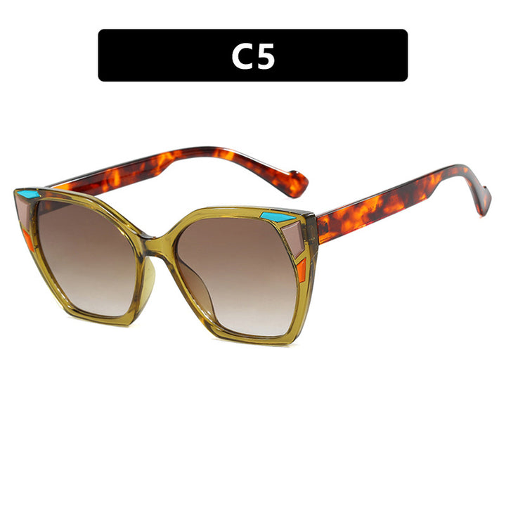 Damen modische Geometrische Designerbrille Karnz