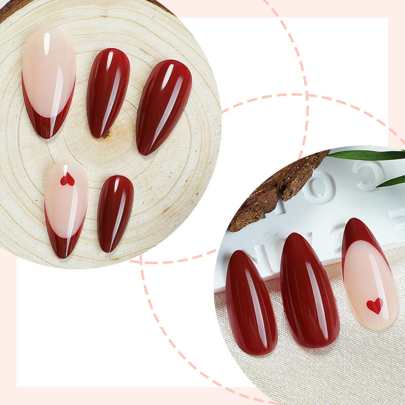Press-On Nail Art Kollektion mit Herz- und Ombre-Designs Karnz