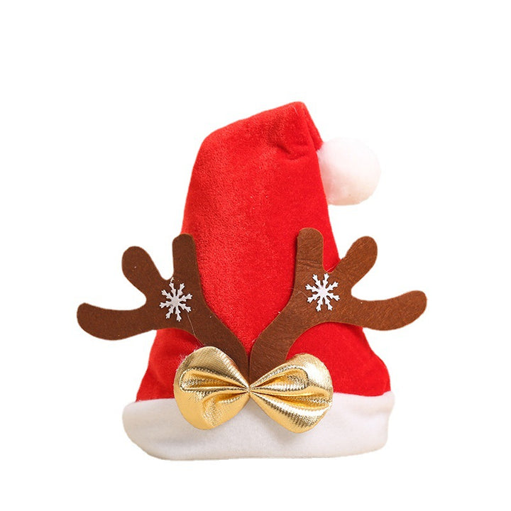 Festlicher Weihnachtsmann-Hut mit Rentierohren Karnz