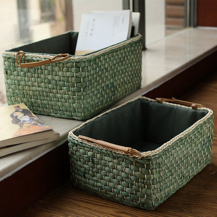 Handgefertigter Organizer-Korb mit Zwei Griffen Karnz