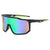 Damen Sportliche Rennsonnenbrille mit breitem Sichtfeld und modernen verspiegelten Gläsern Karnz