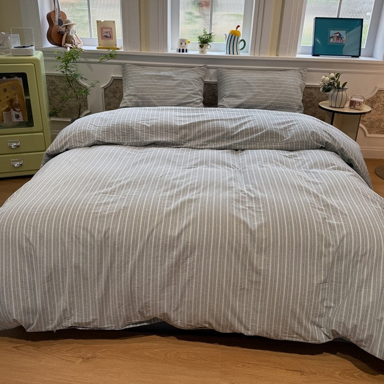 Premium Plaid Bettwäsche Set