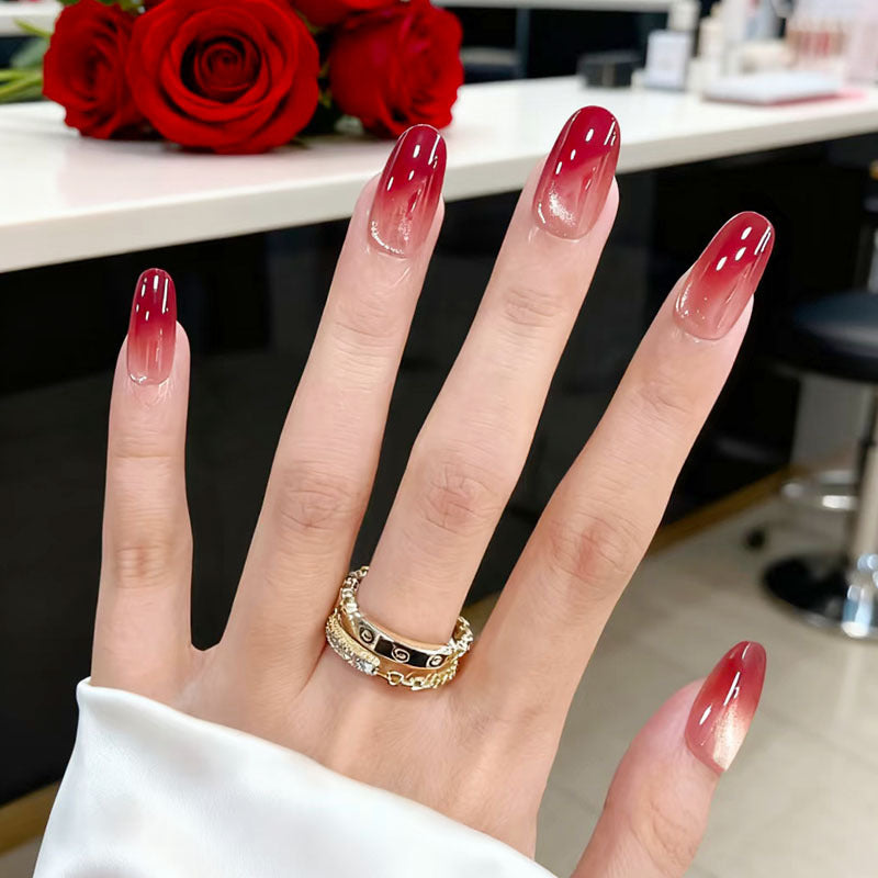 Verspielt Hase-Themen Press-On Nagelkunst Set Karnz