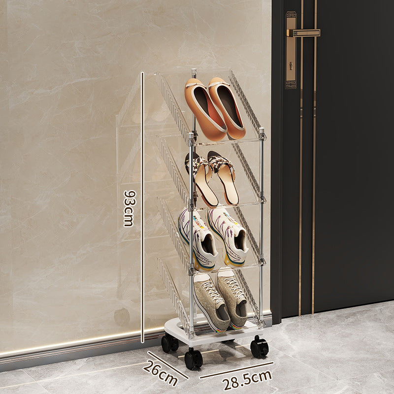 Schuhregal mit transparentem Design Karnz