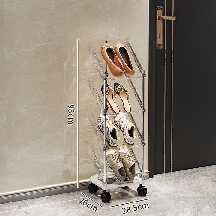 Schuhregal mit transparentem Design Karnz