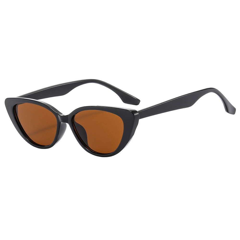 Damen futuristische Cat-Eye Sonnenbrille mit speziellen UV-Schutzgläsern Karnz