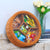 Damen Elegante Obstschale mit Klarglasdeckel Karnz