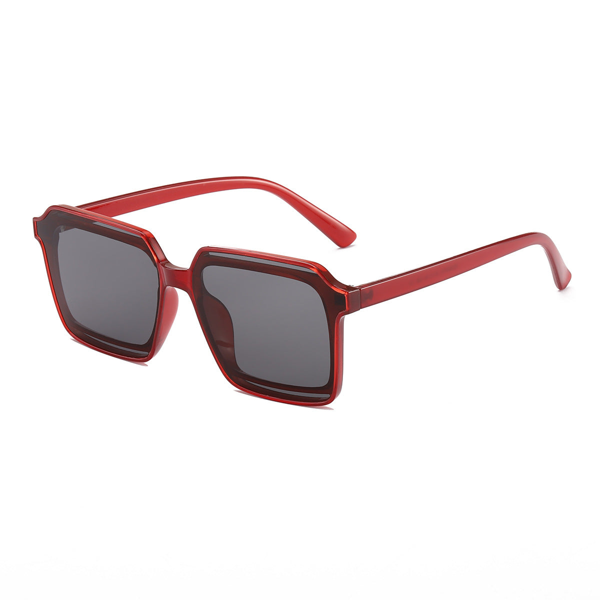 Damen moderne quadratische Sonnenbrille mit stilvollen Details Karnz