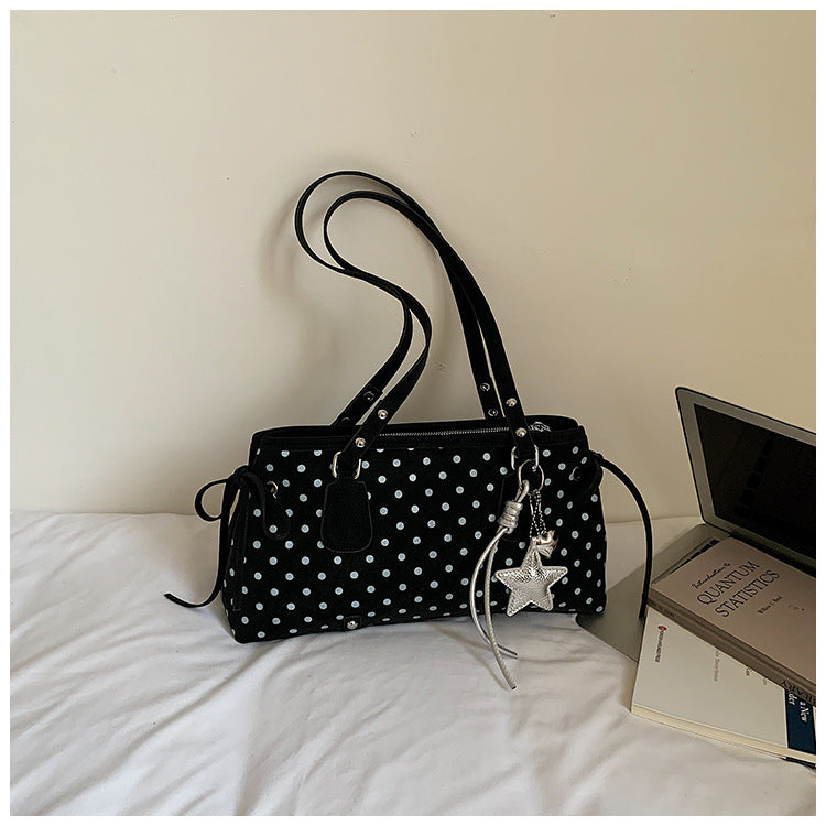Trendige Punktemuster-Handtasche Karnz