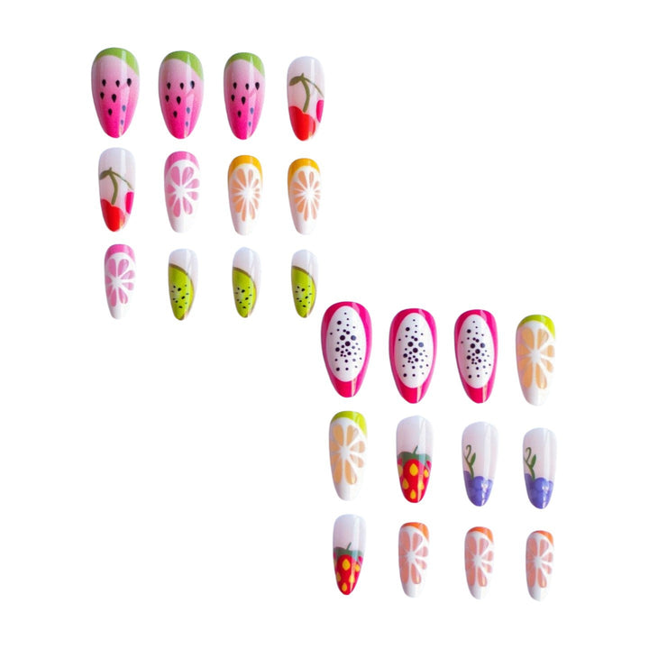 Kreatives fruchtbezogenes Nagelkunst-Set