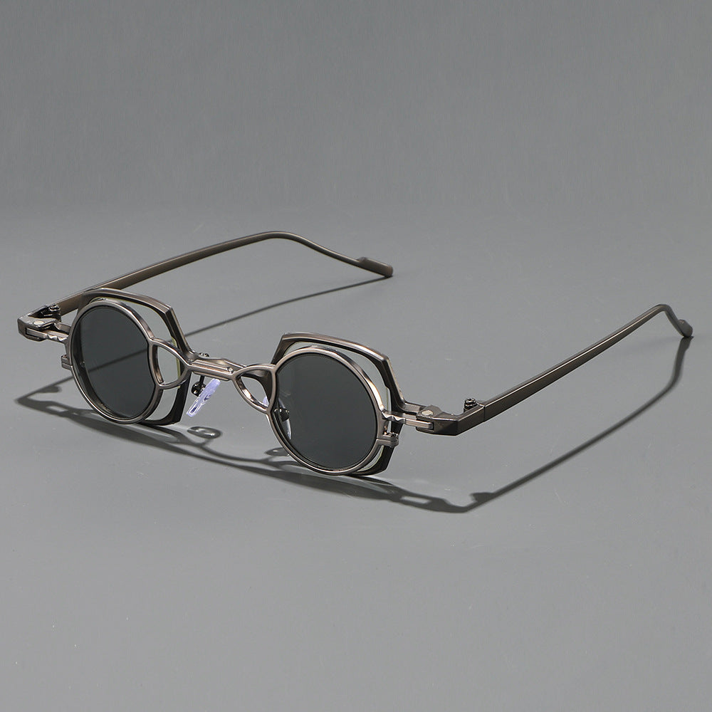Damen modische Sonnenbrille mit einzigartigem Rahmendesign Karnz