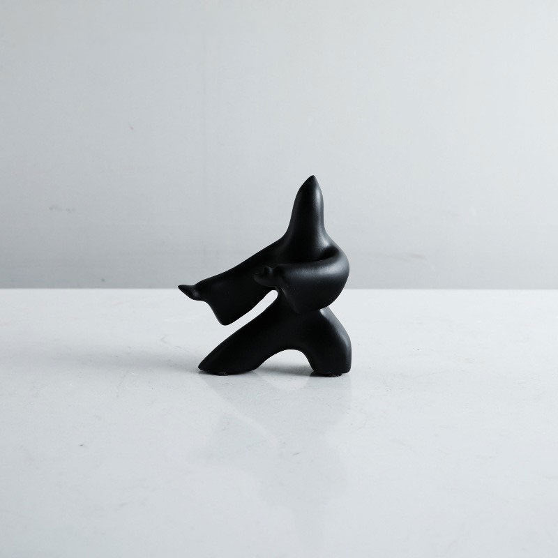 Moderne abstrakte dekorative Skulptur