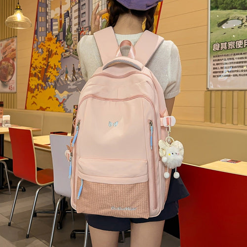 Stylischer Mehrfachfächer-Laptop-Rucksack Karnz