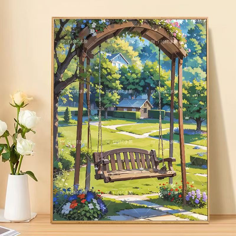 Szenische Landschaft Kunstdruck Karnz